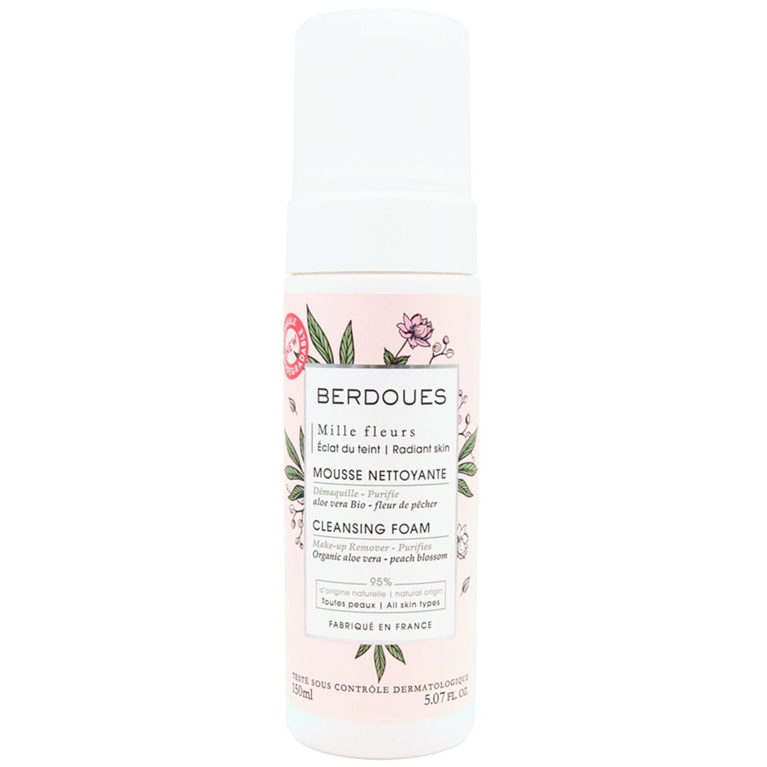 Berdoues Mille Fleurs Eclat Mousse Nettoyante 150 ml