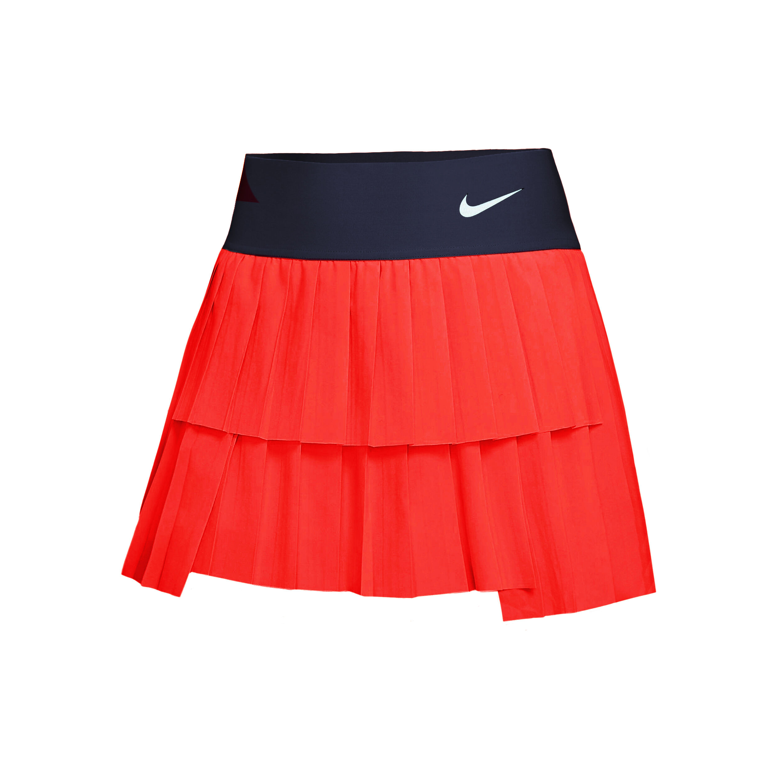 Dri-Fit Advantage Pleated Rock Damen - Rot, Blau