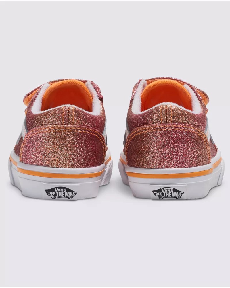 Toddler Old Skool V Glitter Shoe