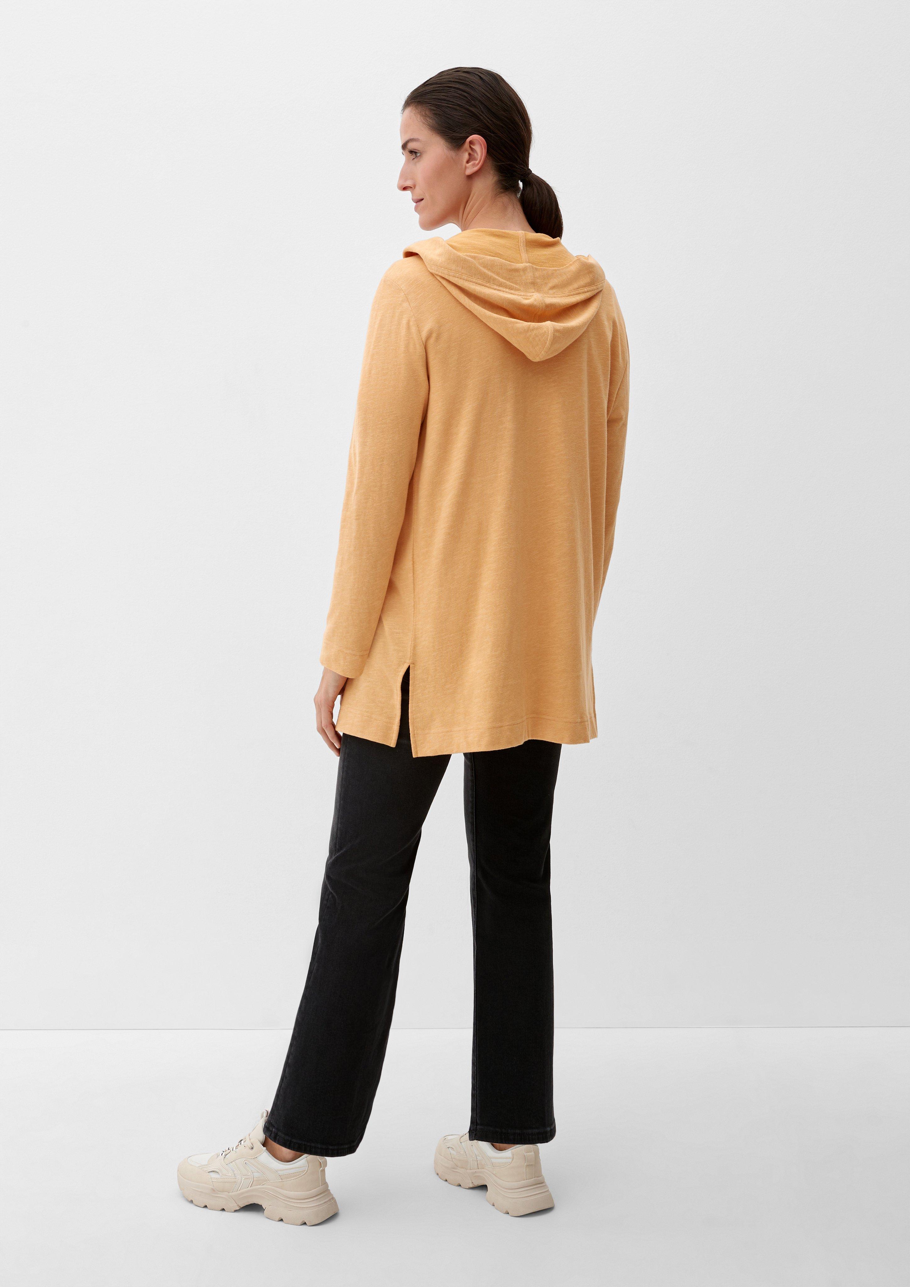 Long-Cardigan mit Kapuze  2127681-1770