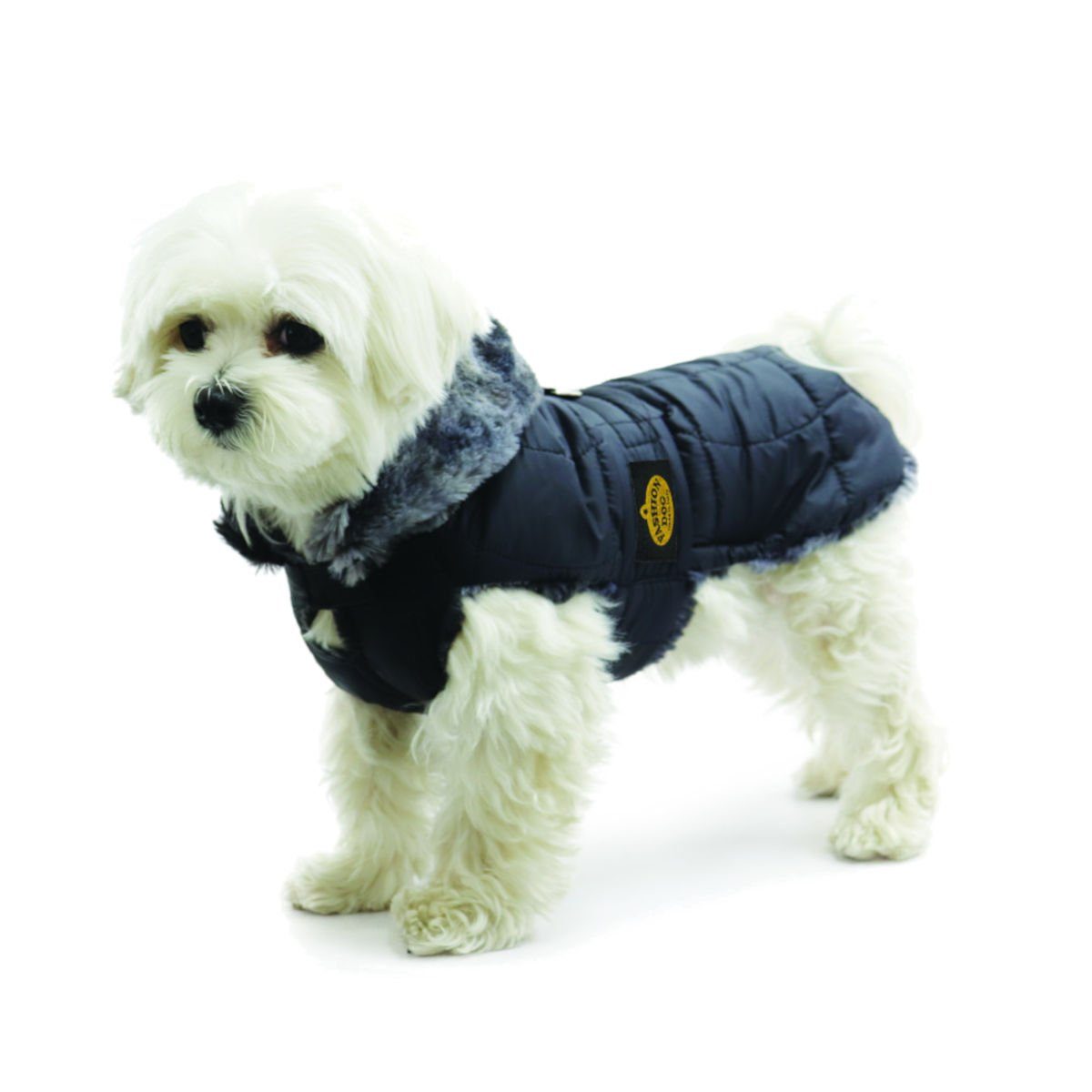 Fashion Dog Hundemantel Fashion Dog Steppmantel für Hunde - Schwarz
