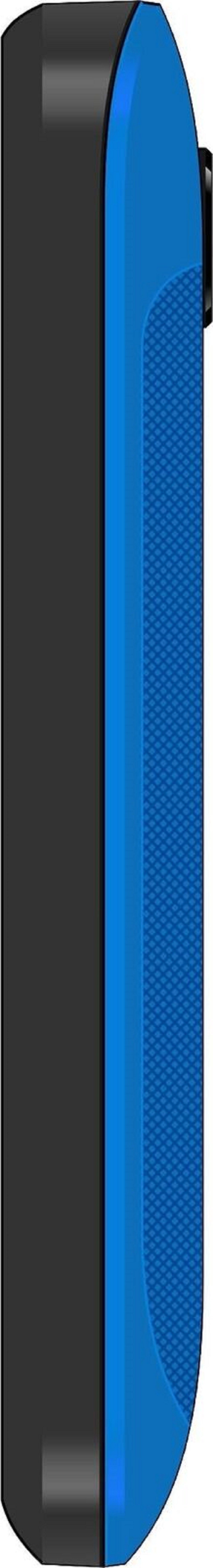 Maxcom MM135 Handy 4,5 cm (1.77 Zoll) 60 g Schwarz, Blau Seniorenhandy