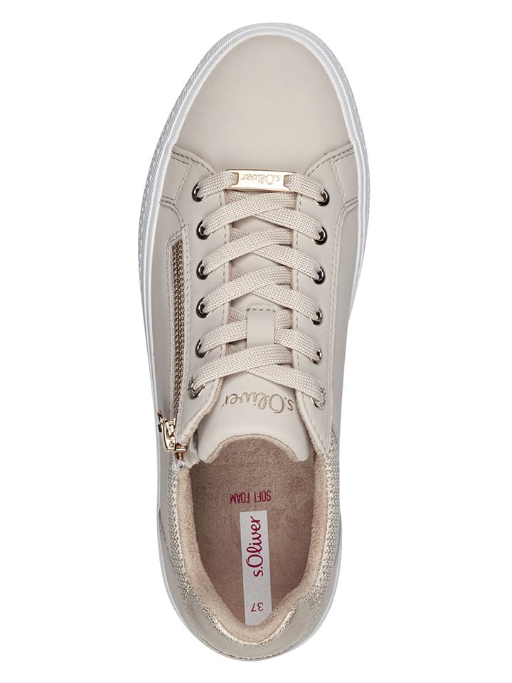 s.Oliver Sneakers in Beige günstig kaufen