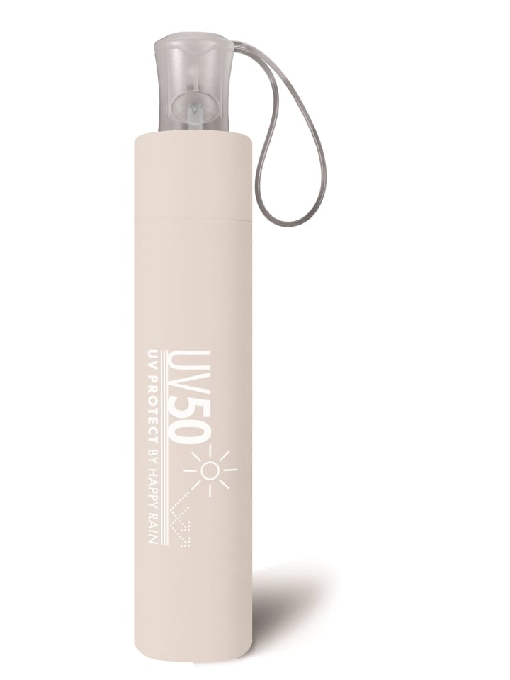 happy rain Mini AC UV50 Protect Automatik Taschenschirm in grau günstig kaufen onesize