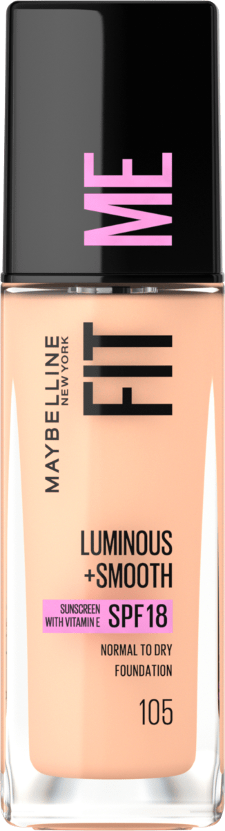 Foundation Fit Me Liquid, 105 Light, LSF 18, 30 ml
