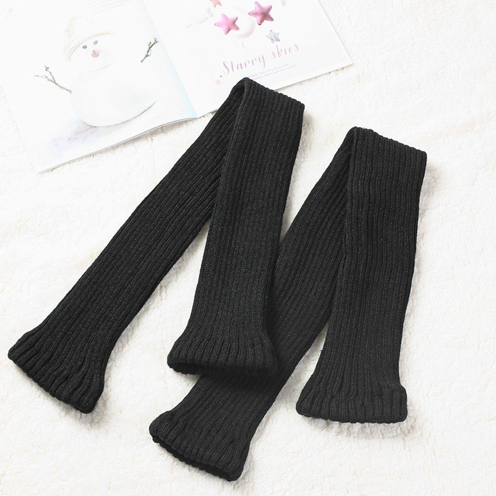 Beinstulpen Damen Stulpen Lange Gestrickt Beinwärmer (1-Paar, Winter Beinstulpen5 Farben verfügbar) Strumpf für Ballett Fitness Yoga