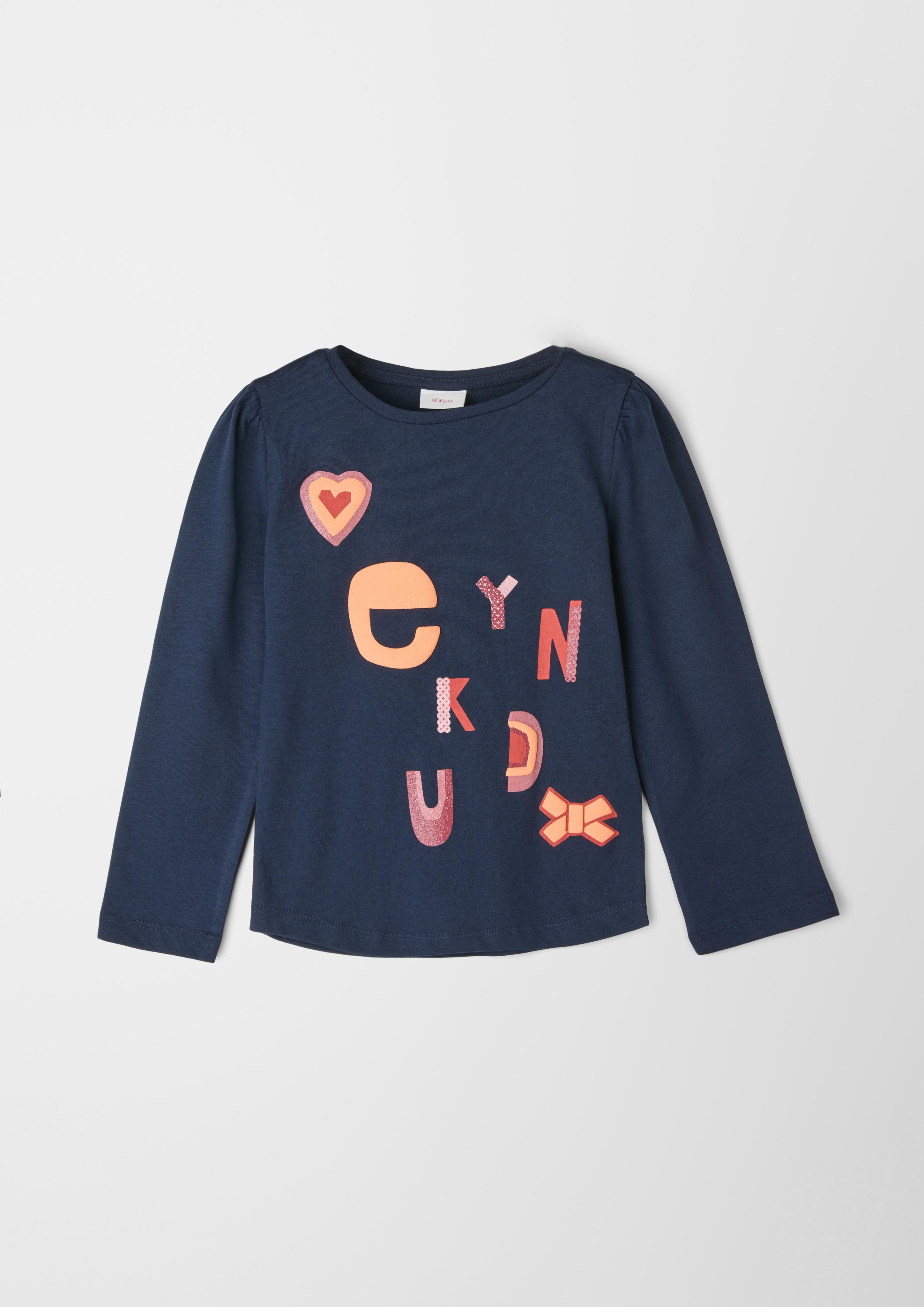 Longsleeve mit gummiertem Frontprint  2119274-5952