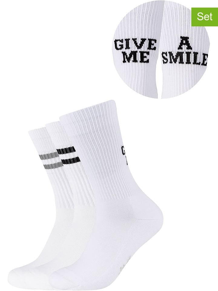 s.Oliver 3er-Set: Socken in Weiß günstig kaufen