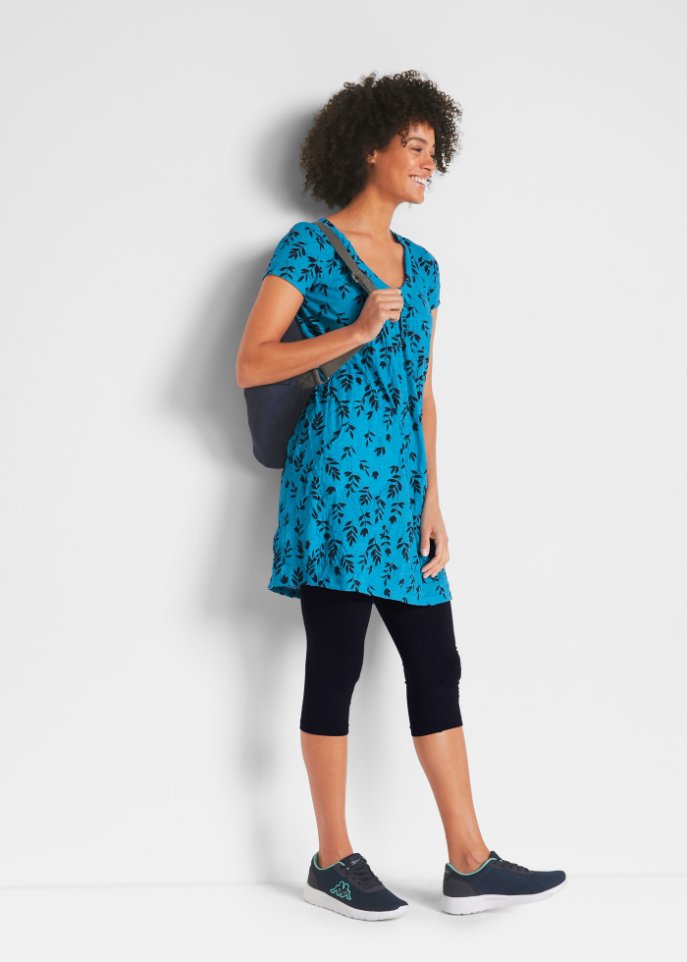 Kleid und Capri-Leggings (2-tlg.Set)