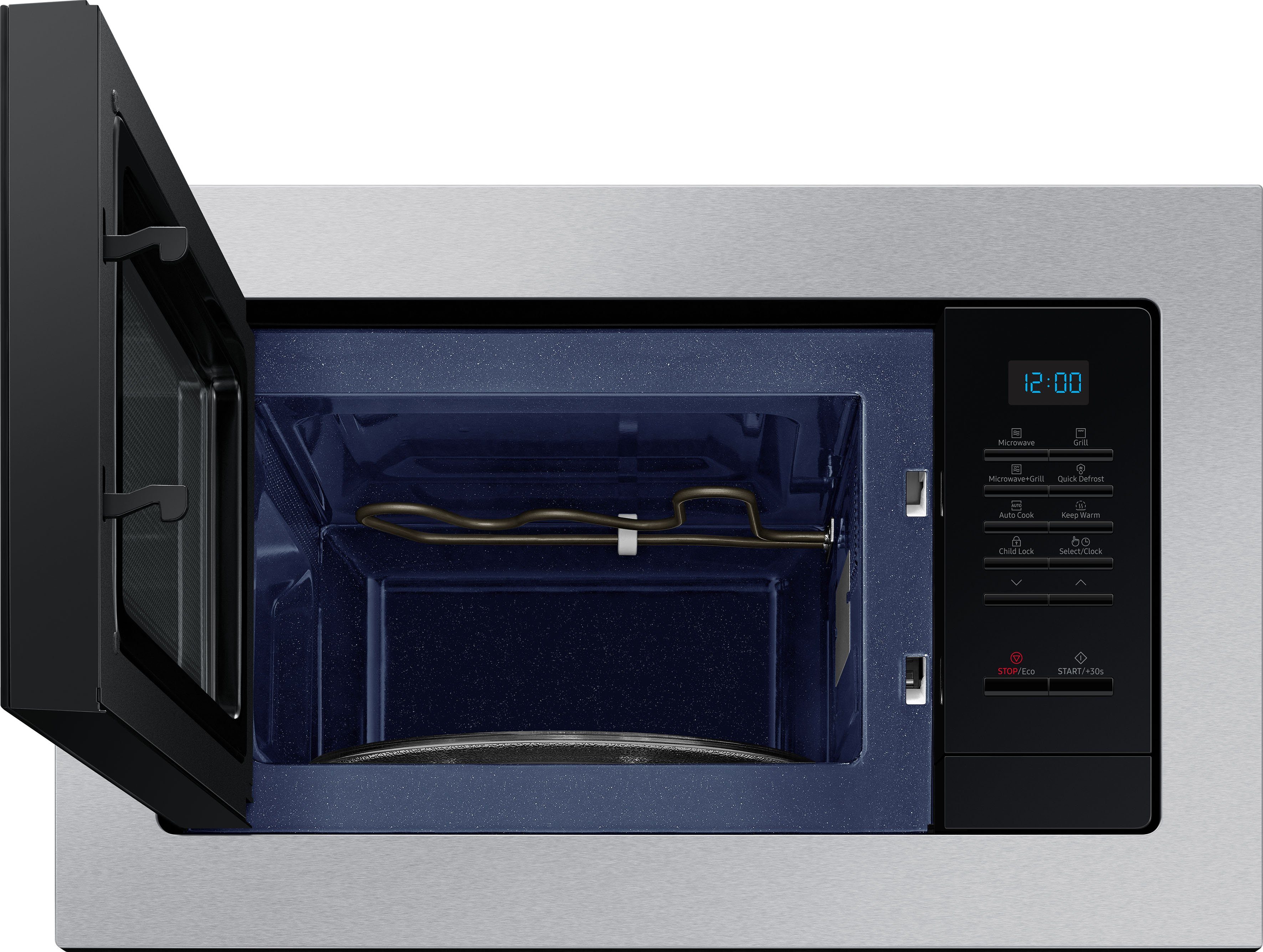 Samsung Einbau-Mikrowelle MG23A7013C, 23 l