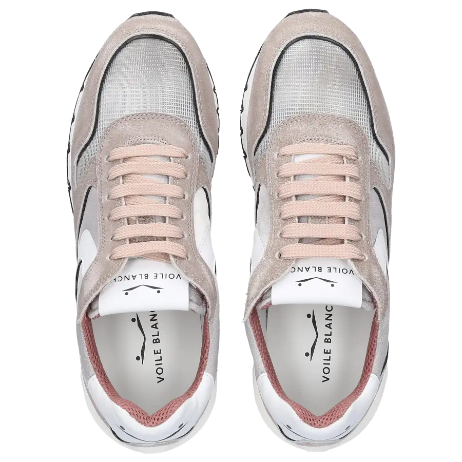 VOILE BLANCHE - Sneaker low JULIA POWER Veloursleder - grau