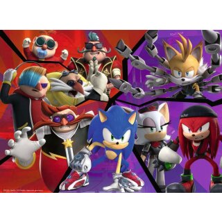 Sonic Prime Kinderpuzzle XXL Nichts kann Sonic aufhalten (100 Teile)
