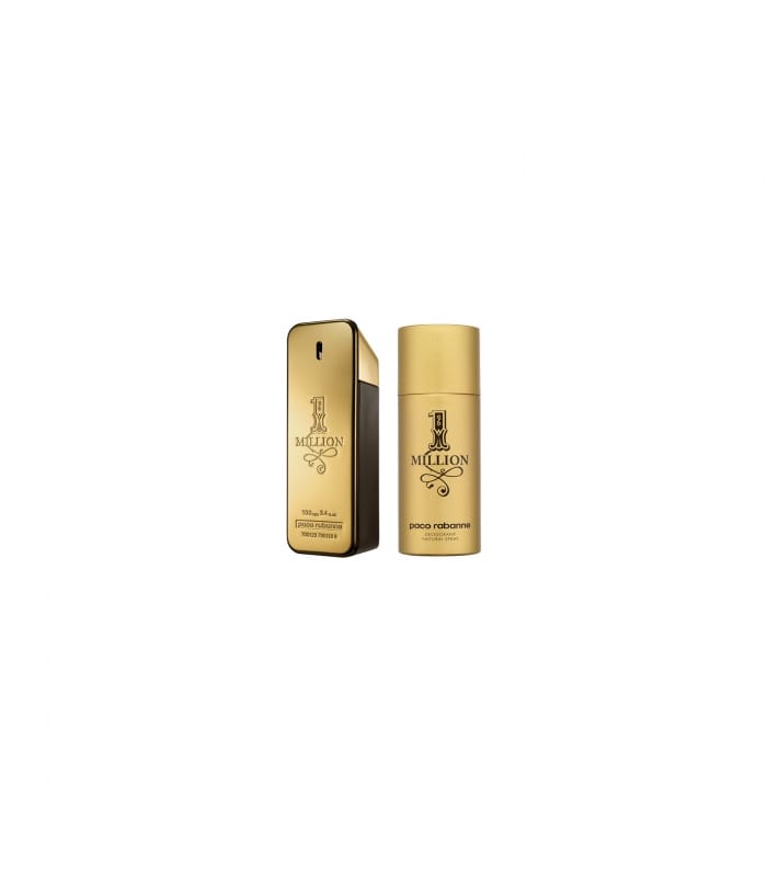 Paco Rabanne-1 MILLION-COFFRET 1 MILLION EAU DE TOILETTE 100ML +  DEODORANT 150ML
