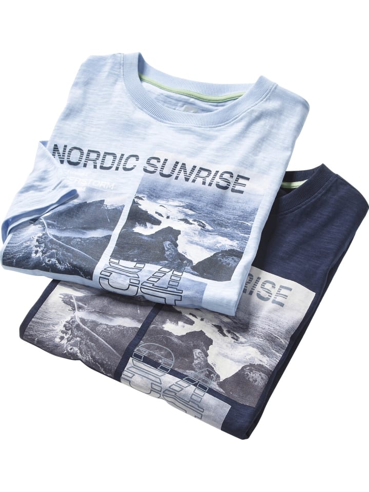 Jan Vanderstorm T-Shirt INGTON in hellblau günstig kaufen
