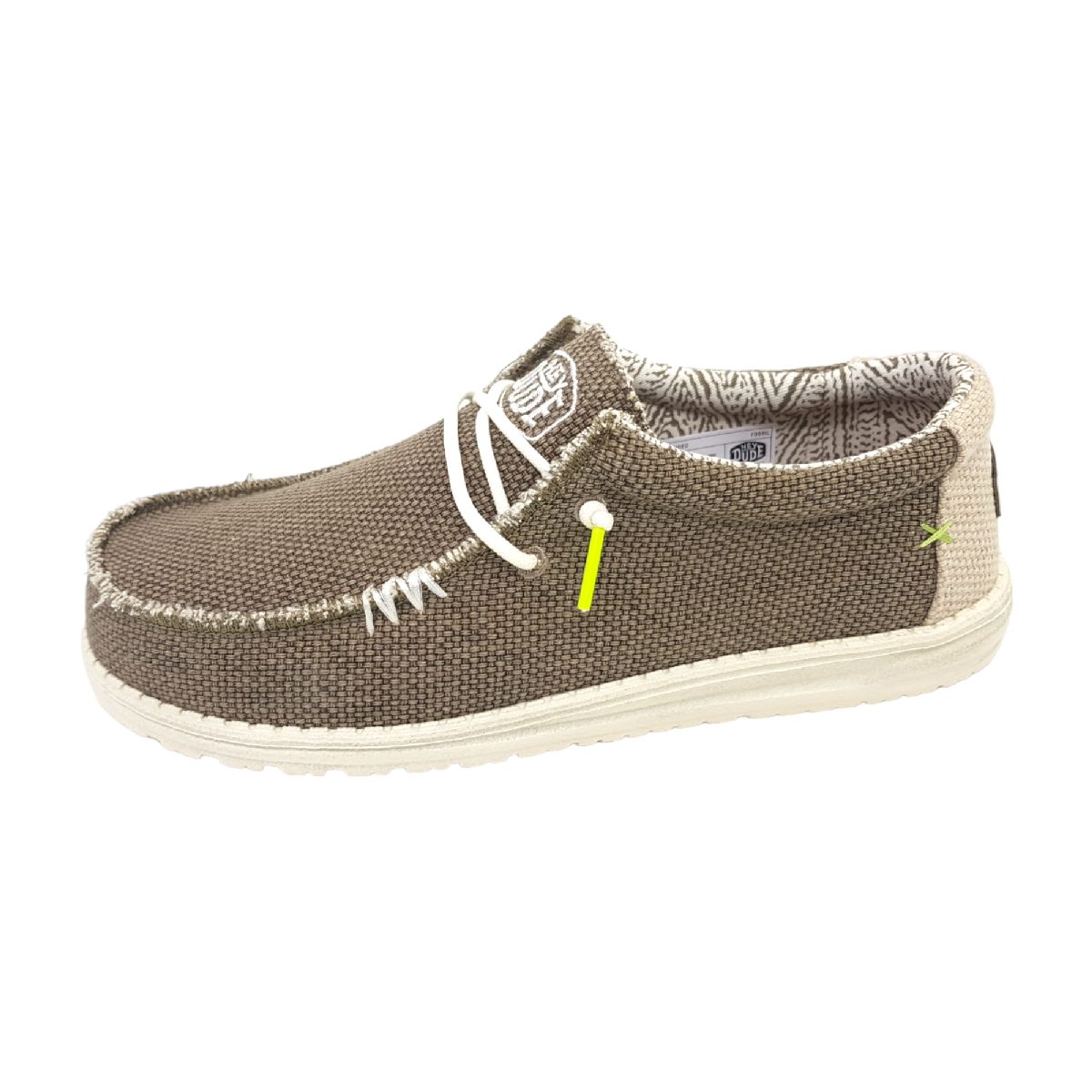 Hey Dude Wally Braided 40003 Grau 2BS fossil