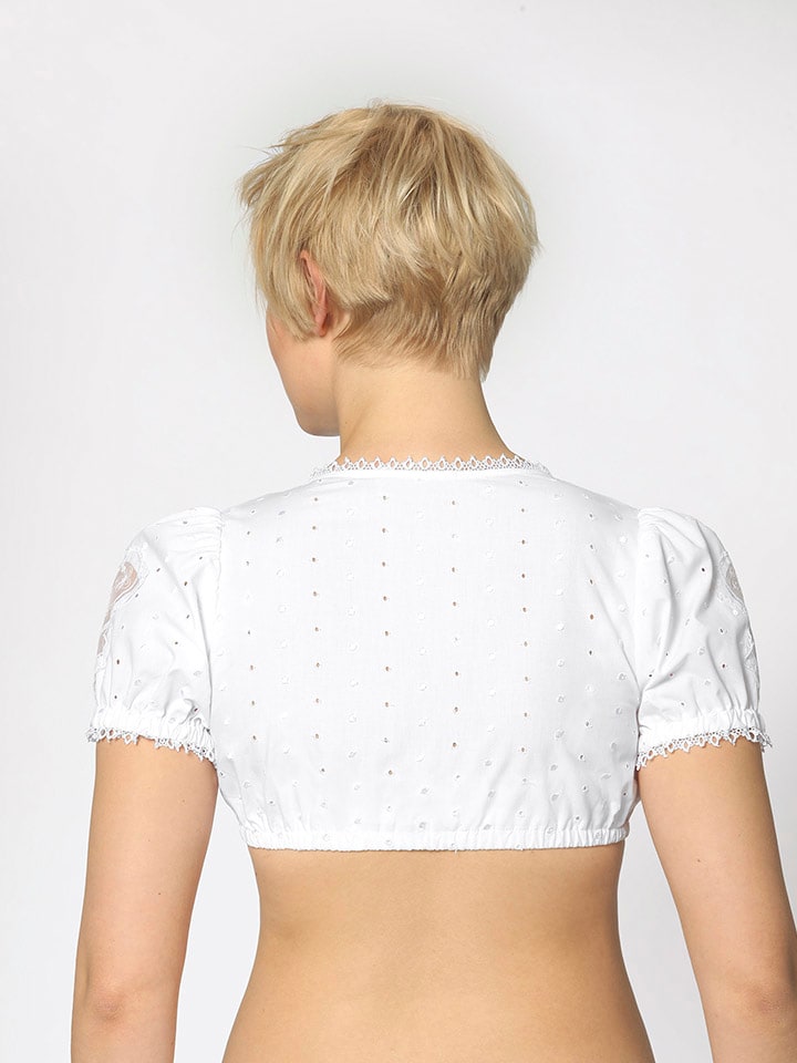 Stockerpoint Dirndlbluse in Weiß günstig kaufen