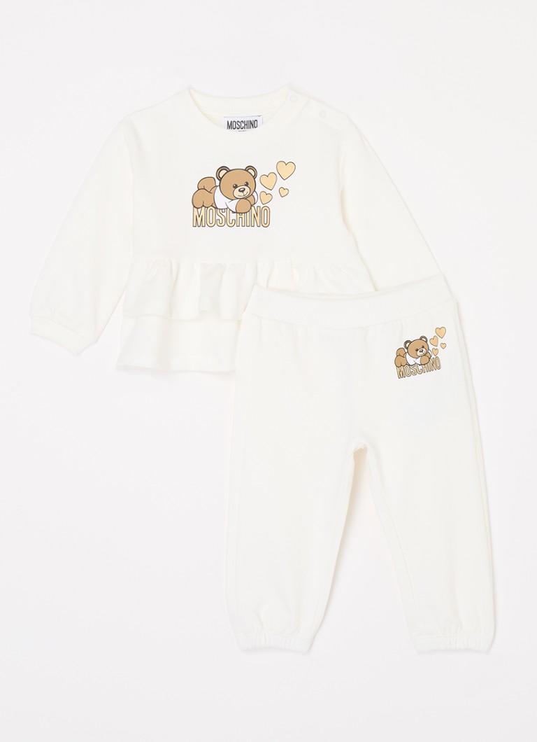 Ensemble pull et pantalon de survêtement Moschino deux pièces