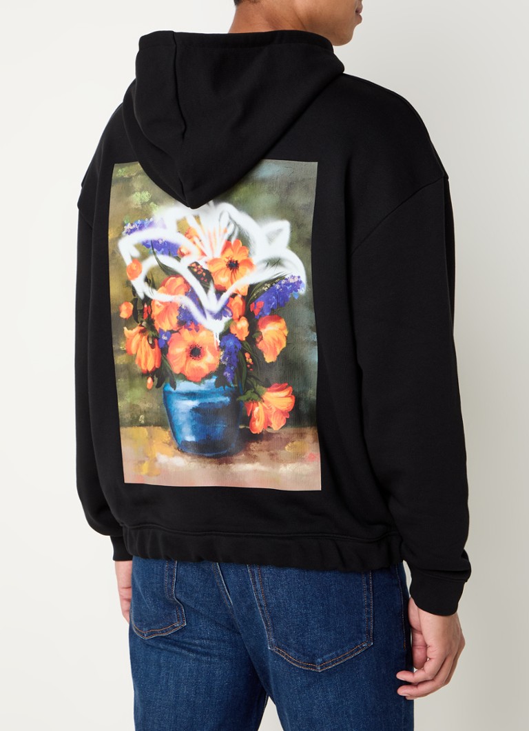 HUGO BOSS Diblossomy hoodie with logo and back print