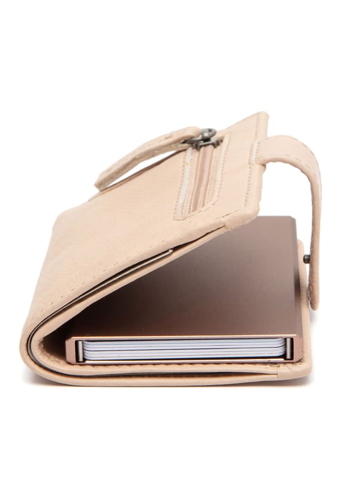 The Chesterfield Brand Kaunas Geldbörse RFID Schutz Leder 7.5 cm in beige günstig kaufen onesize