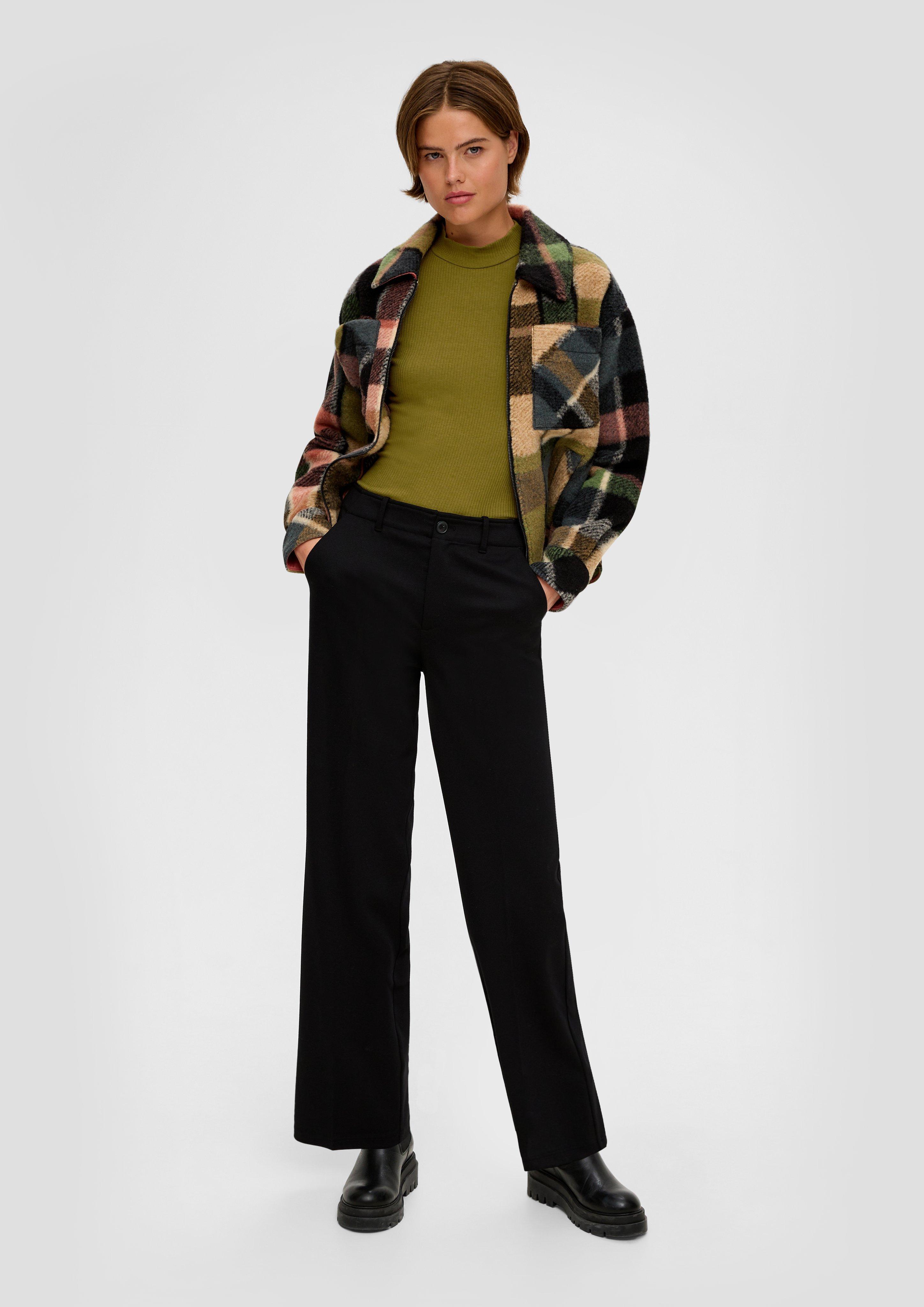 Langarmshirt mit Rippstruktur  2141823-7734