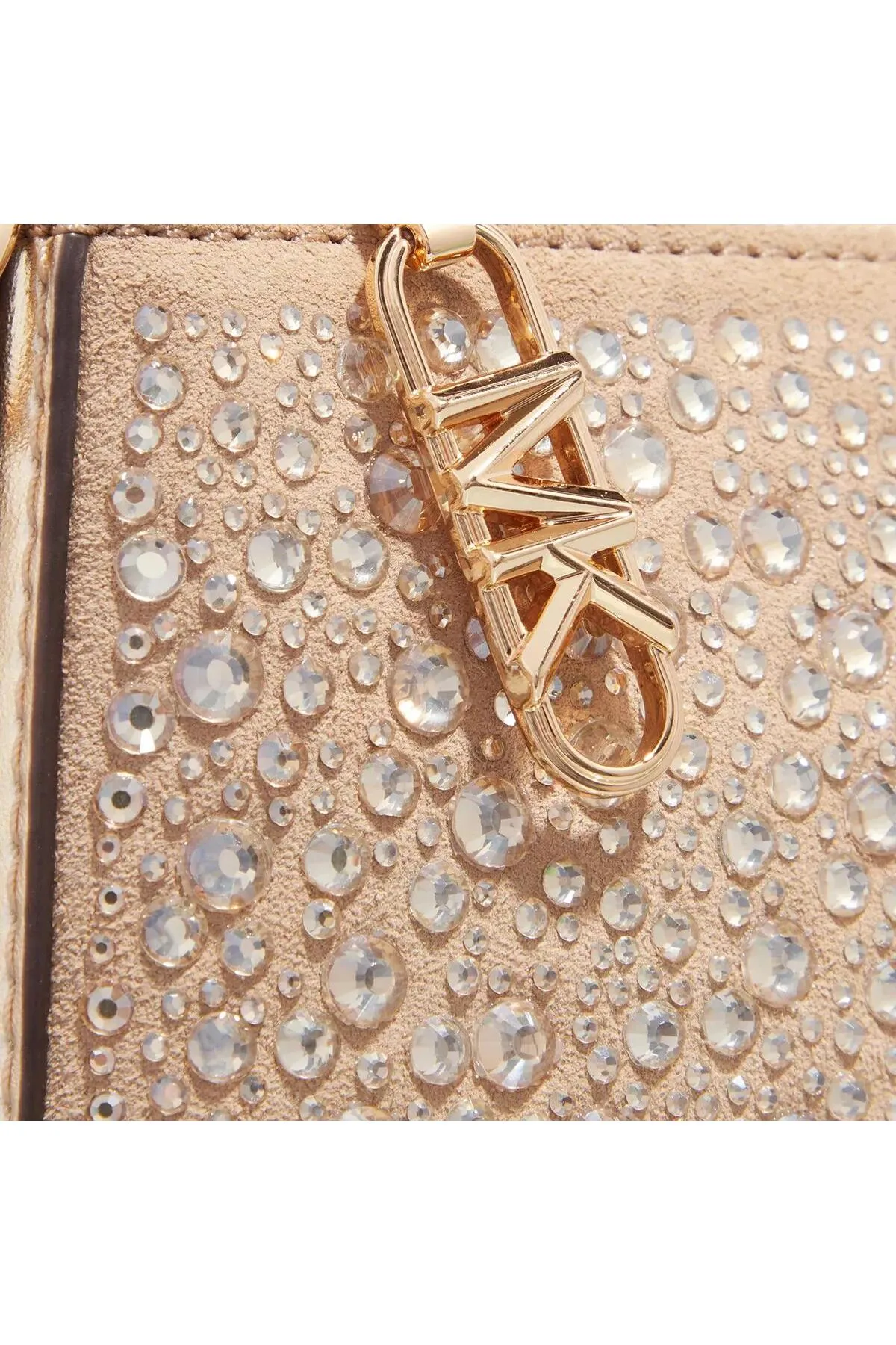 Michael Kors  Empire-Päckchen mit mittlerer Kette in Blassgold