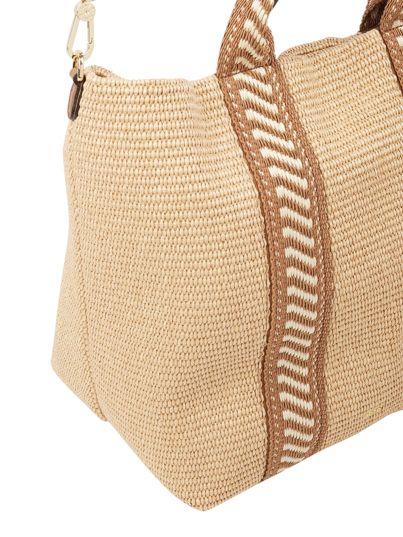 Shopper mit abnehmbarem Schulterriemen Modell 'Kaia' in beige
