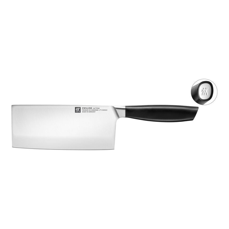 Chin. Kochmesser 18 cm, Weiß