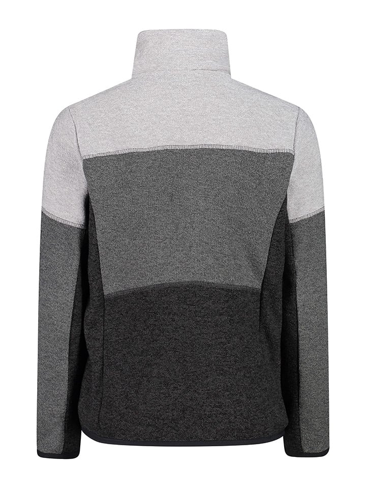 CMP Fleecejacke in Grau/ Schwarz günstig kaufen