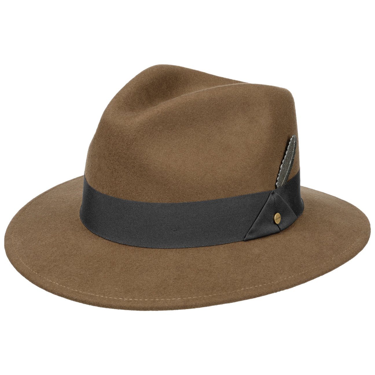 Stetson Filzhut (1-St) Wollfilzhut mit Ripsband