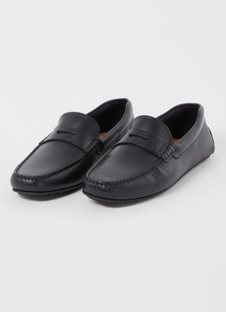Mokasyny skórzane Noel marki HUGO BOSS
