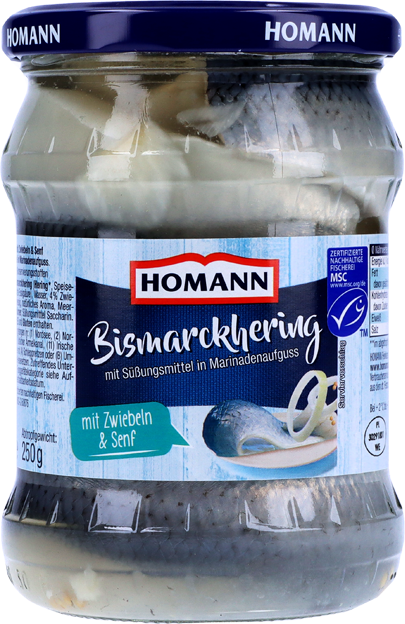 Homann Bismarckhering mit Zwiebeln & Senf