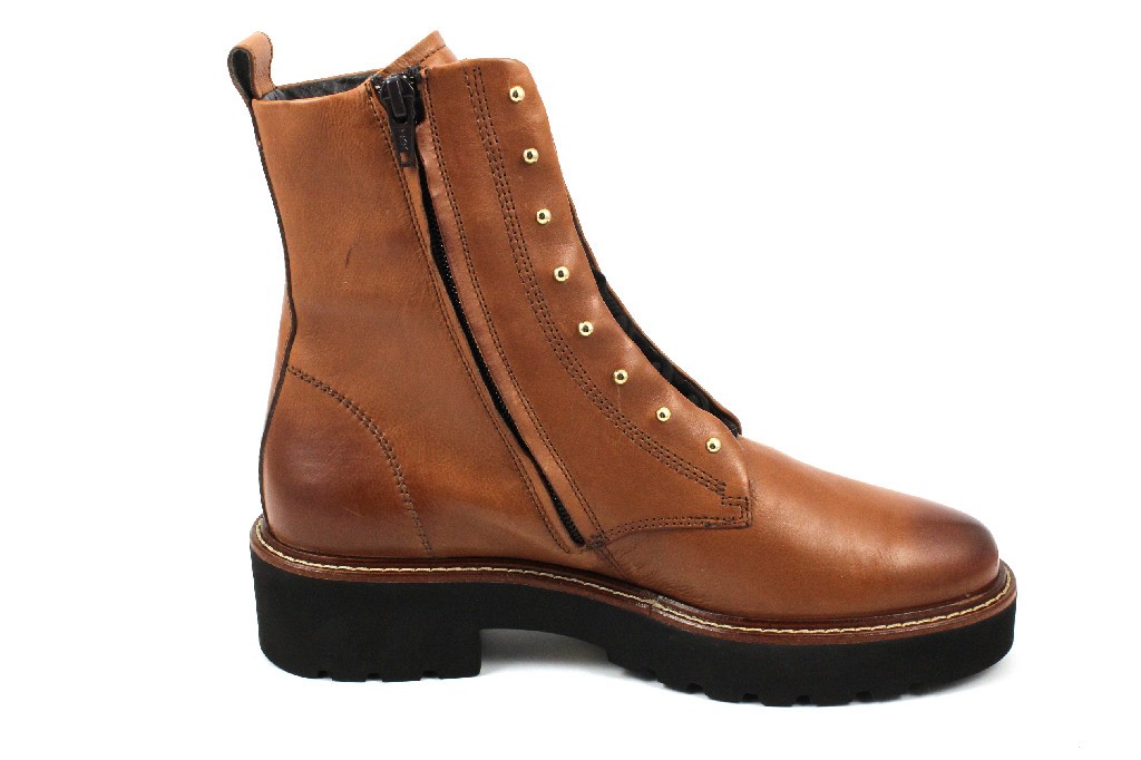 PAUL GREEN Schnür-Stiefeletten braun