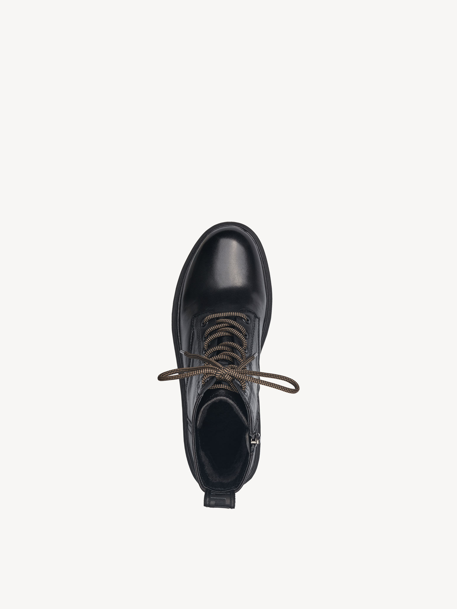 Bottine en cuir - noir