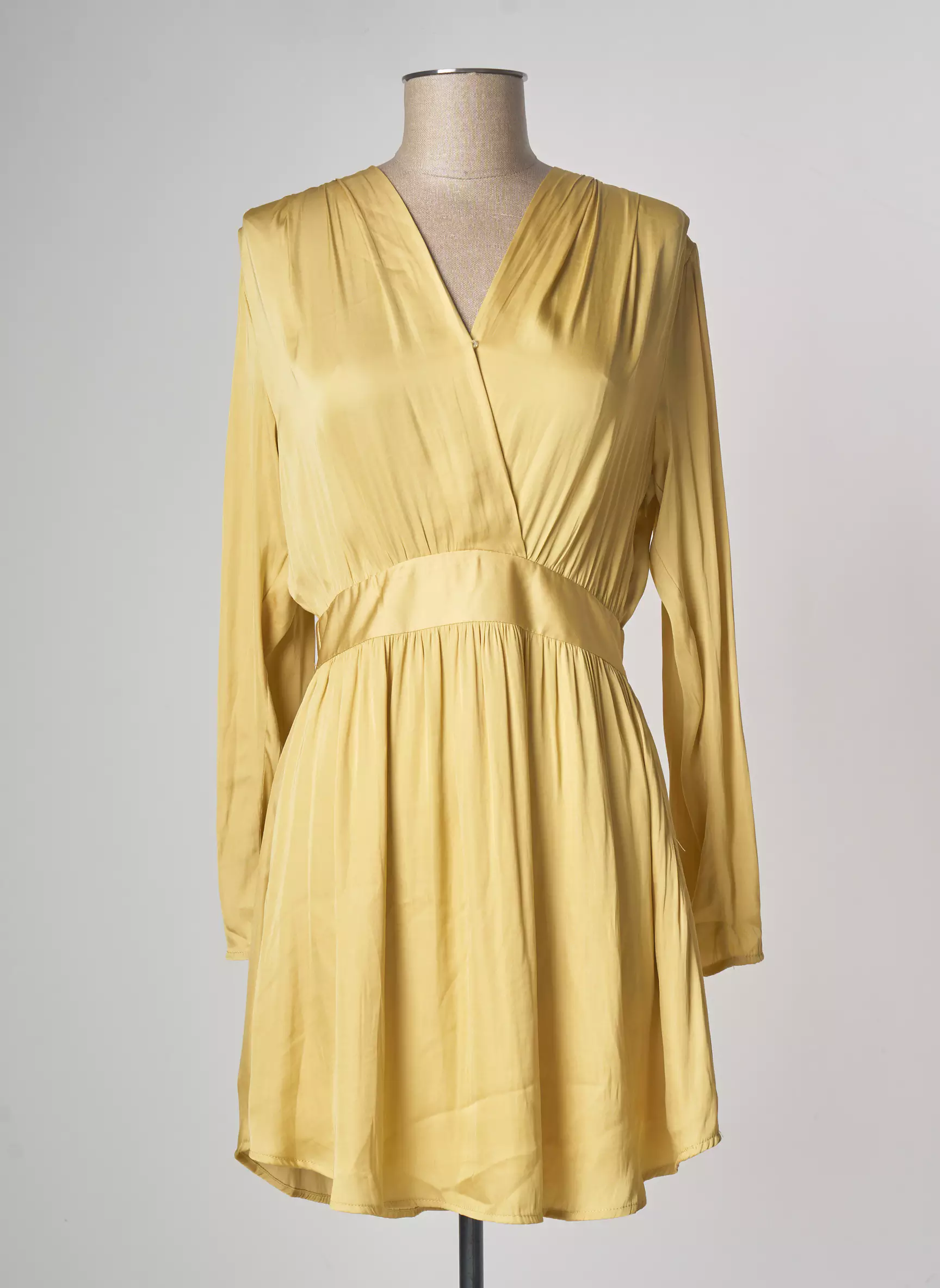 See U Soon Robes Courtes Femme couleur jaune