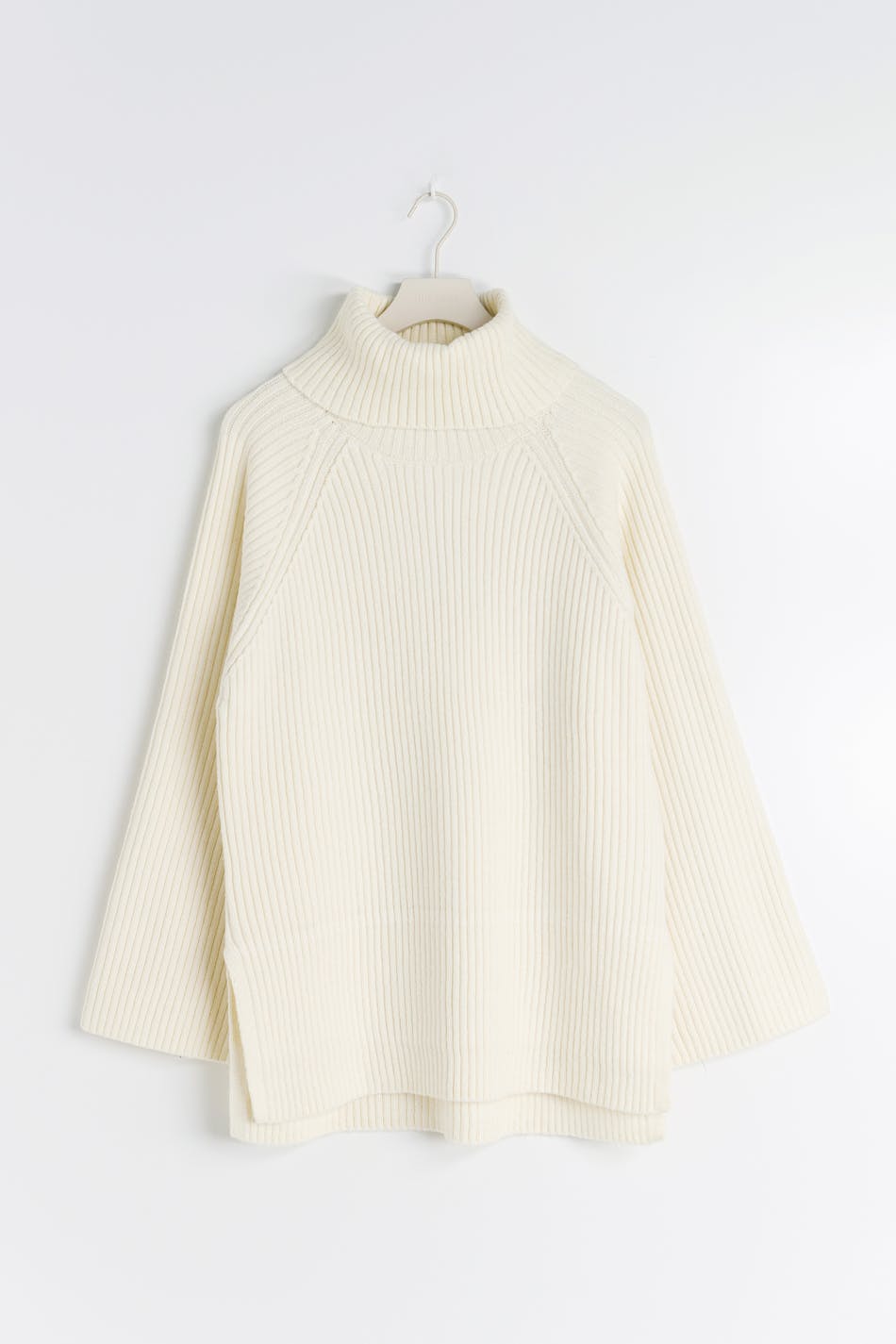 Roll-neck knitted sweater