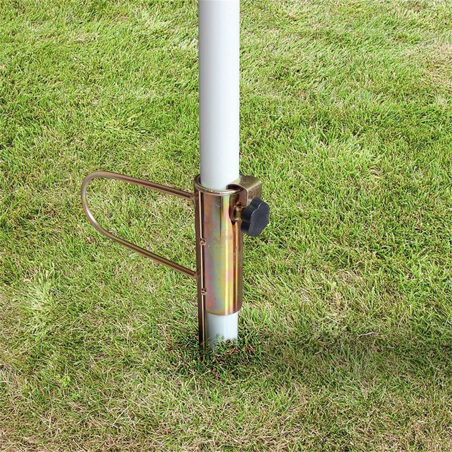 flowgoer Schirmhalter Outdoor Sonnenschirm mit Bodenspießen, 2 tlg.