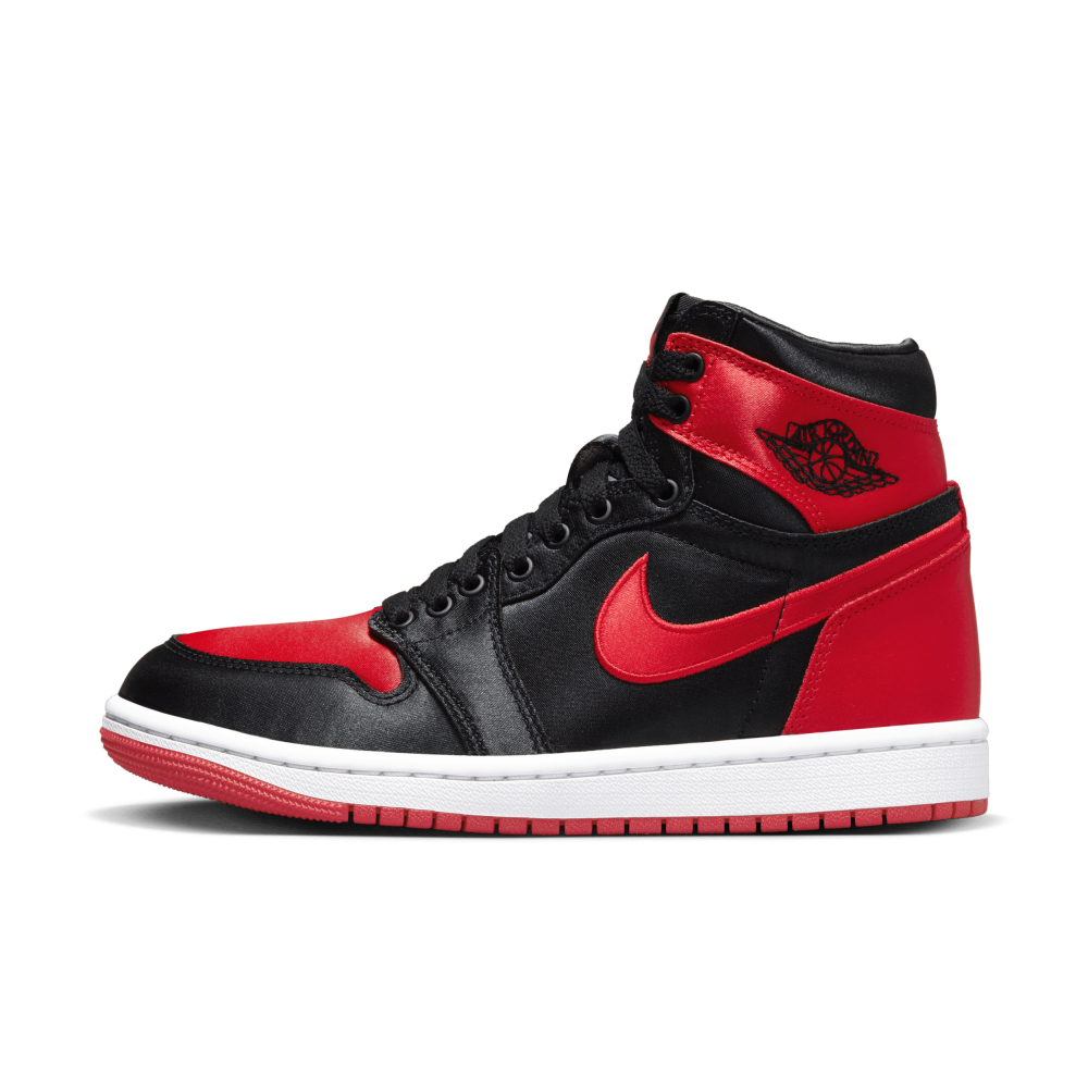 NIKE JORDAN 1 High OG Satin Bred 2023 FD4810-061 / schwarz