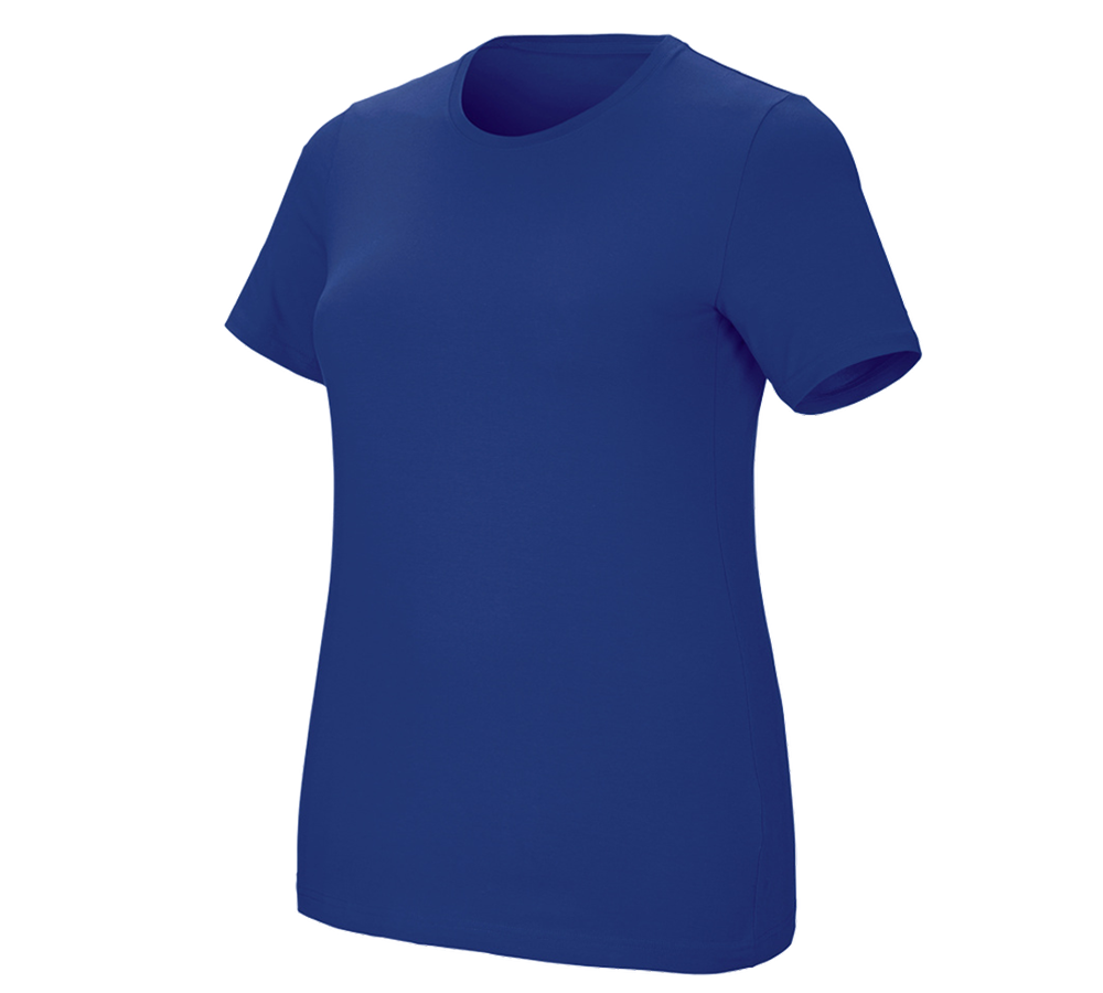 e.s. T-Shirt cotton stretch, Damen, plus fit