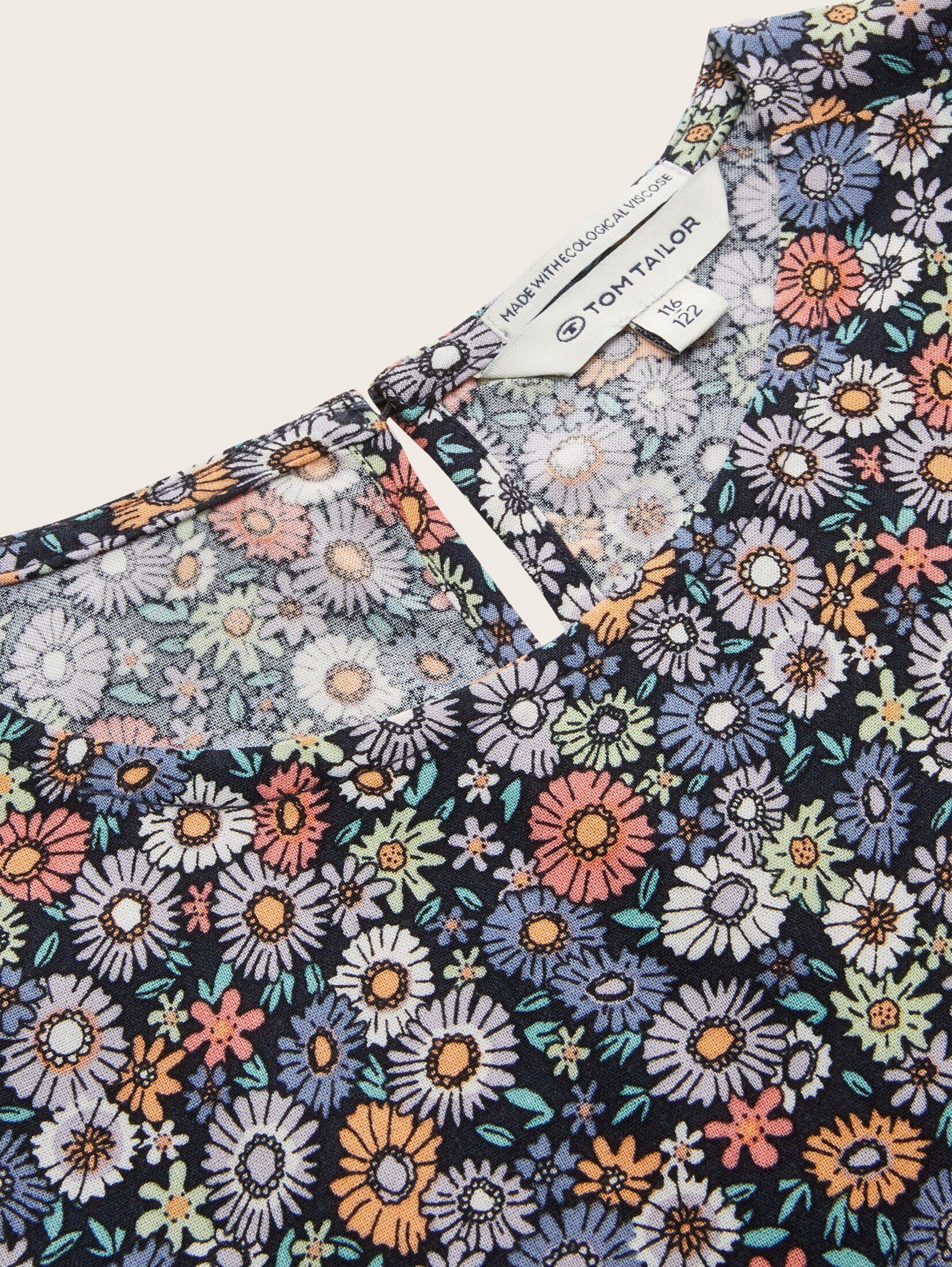 TOM TAILOR Carmenbluse Gemusterte Bluse