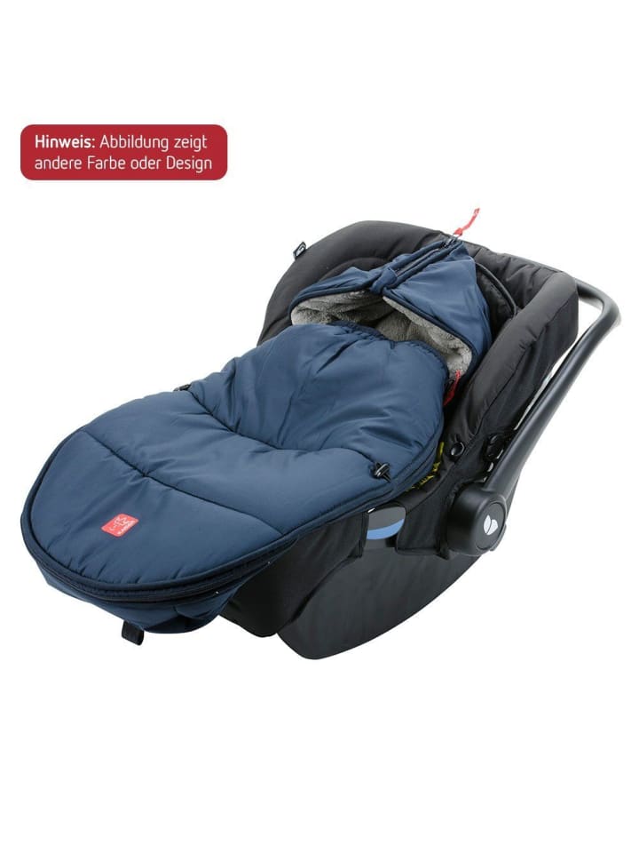 Kaiser Fleece-Fußsack Hoody für Babyschalen und Babywannen in schwarz günstig kaufen onesize