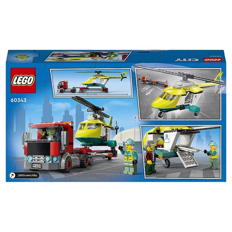 60343 Le transport de l'hélicoptère de secours LEGO City