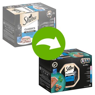 Multipack Sheba Varietäten Schälchen 12 x 85 g
