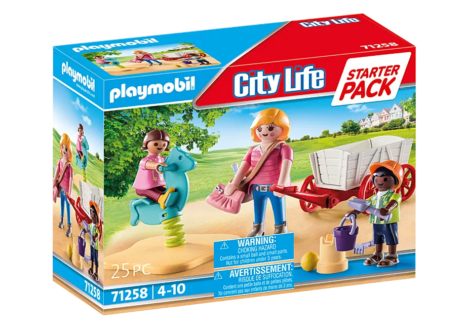 Starter Pack Erzieherin mit Bollerwagen