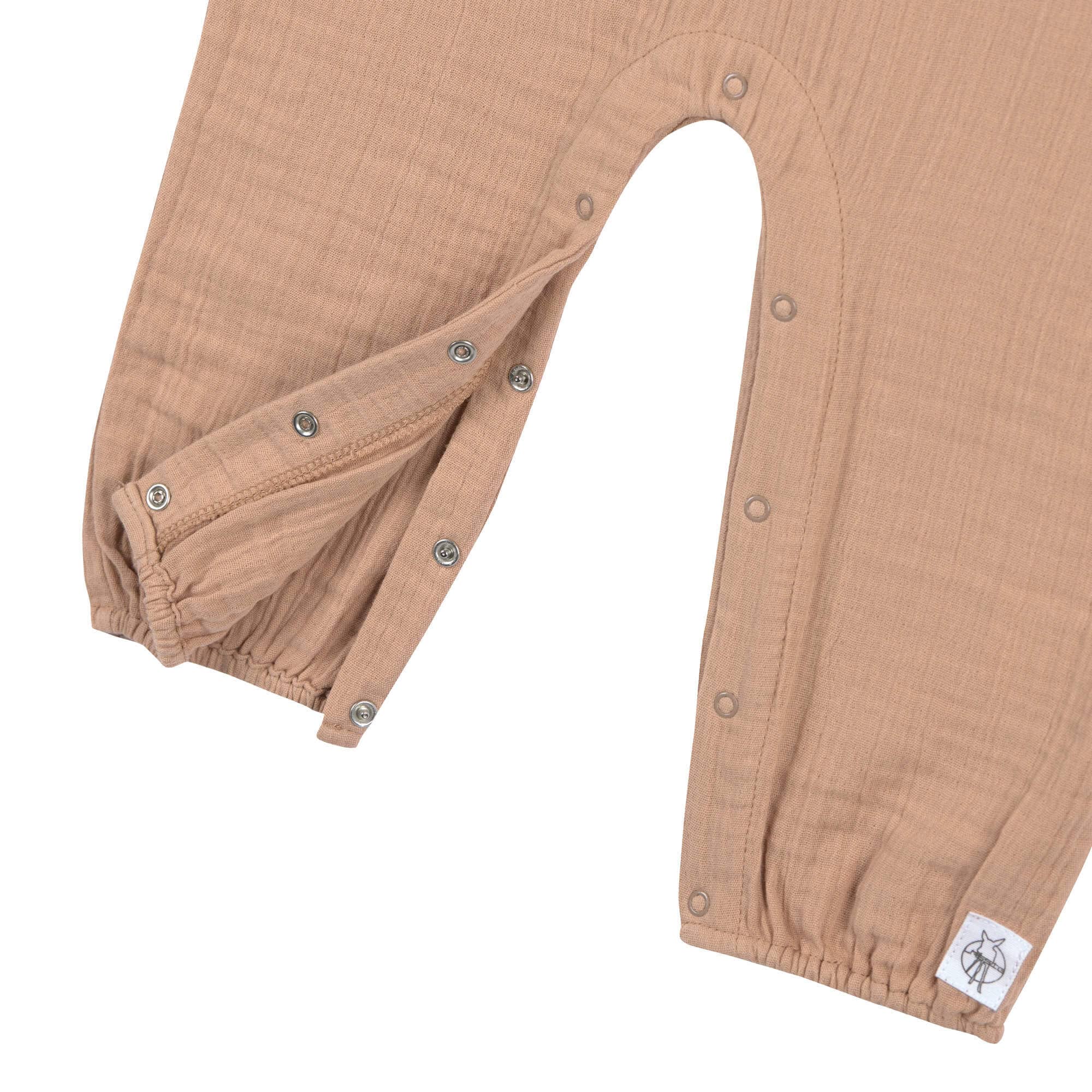Musselin Jumpsuit - Bio Baumwolle, Orange
