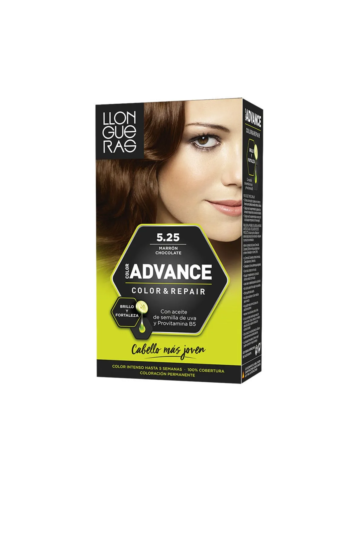 Llongueras  Color Advance Nr. 5,25 – Braun, Schokoladenbraun, Llongueras