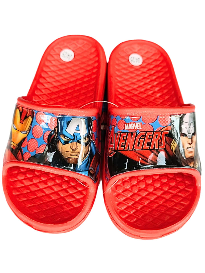 Avengers Badelatschen Avengers in Rot günstig kaufen