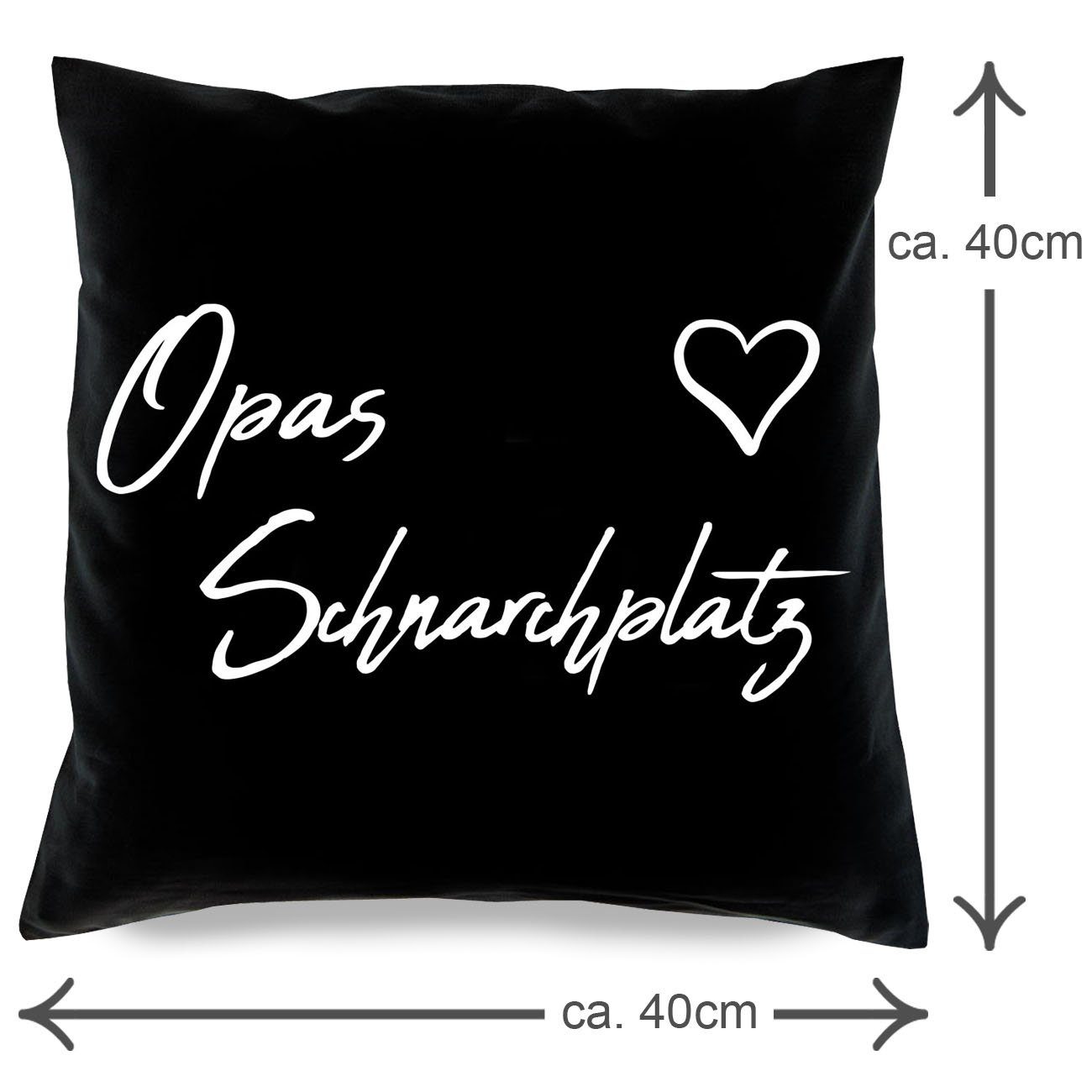 Soreso® Dekokissen Geschenk für Oma und Opa Weihnachten Kissen-Set Weihnachtsgeschenk, Geschenk-Set