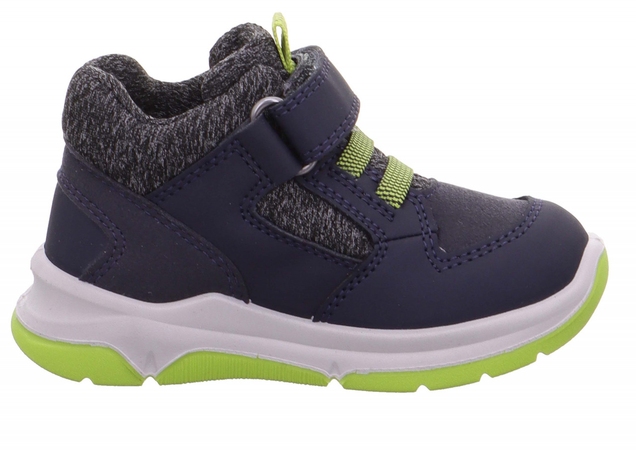 COOPER - Blau/Hellgrün Sneaker low mit Klettverschluss