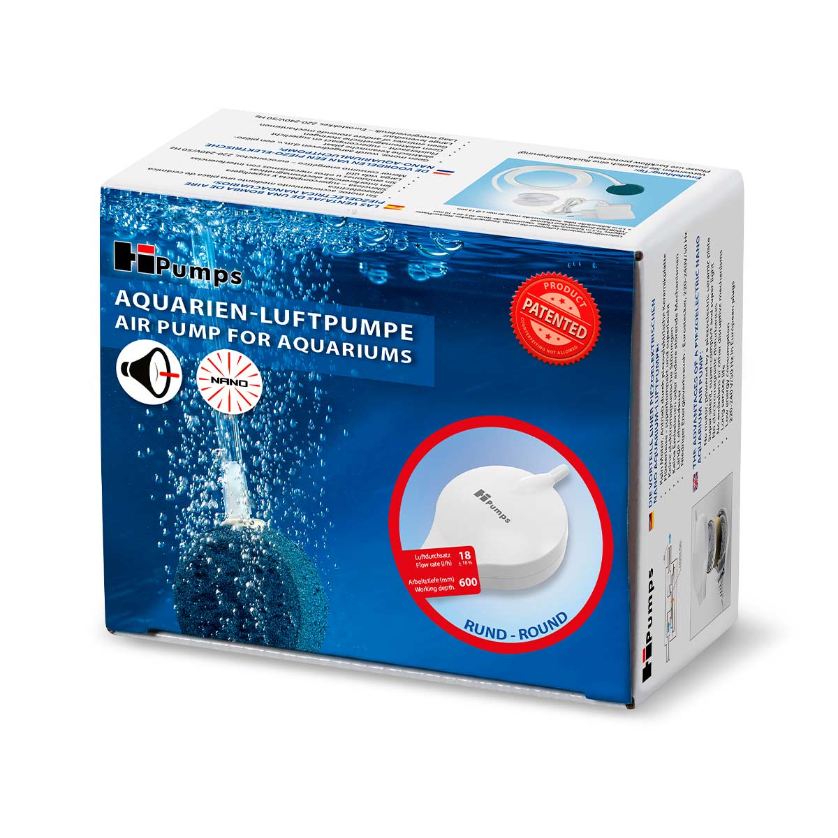 HPumps Belüfterpumpe Nano Piezo weiß 18l/h kaufen