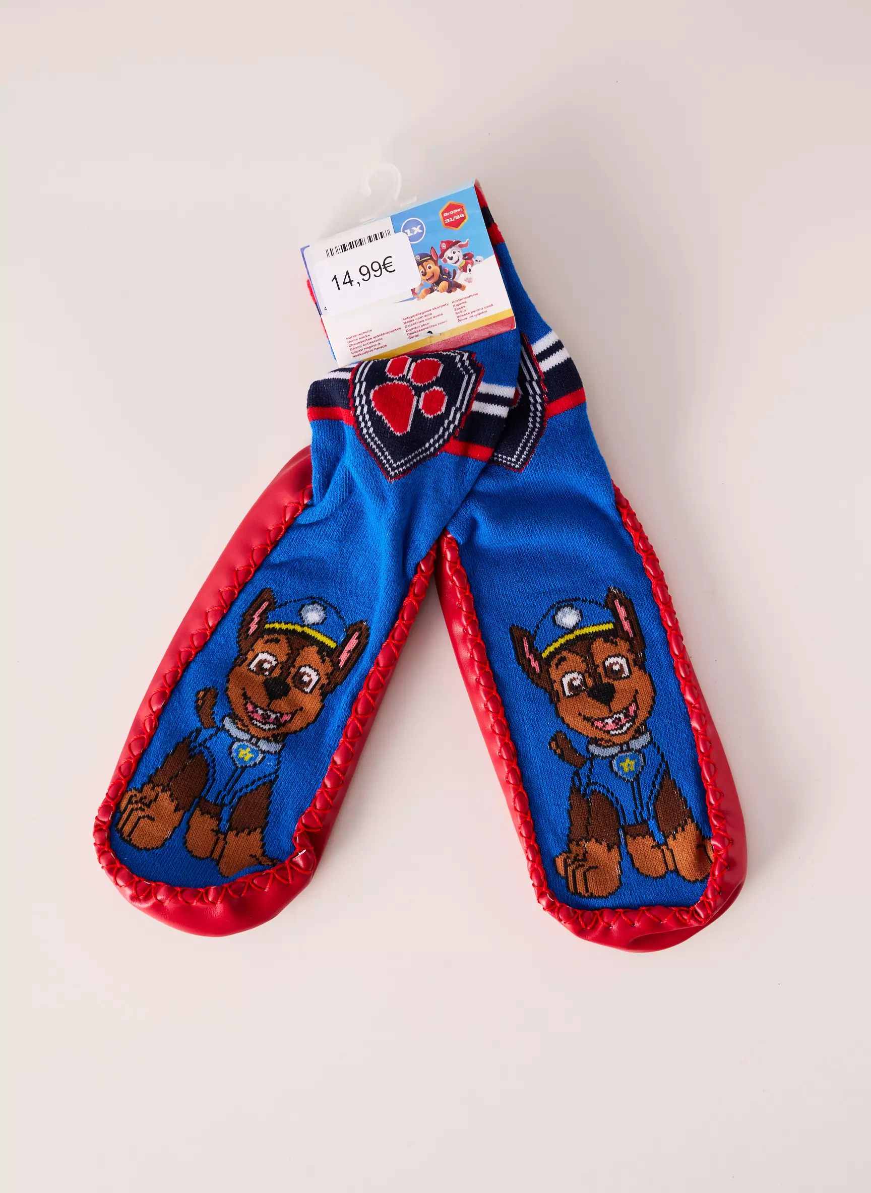 Pat Patrouille Chaussons Garcon couleur bleu
